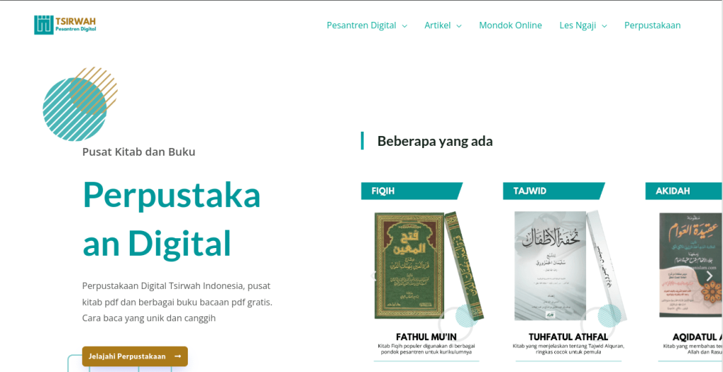 perpustakaan digital tsirwah indonesia